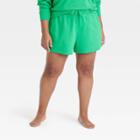 Women's French Terry Shorts 3.5 - All In Motion Green