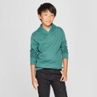 Boys' Long Sleeve French Terry Sweatshirt - Cat & Jack Green Heather