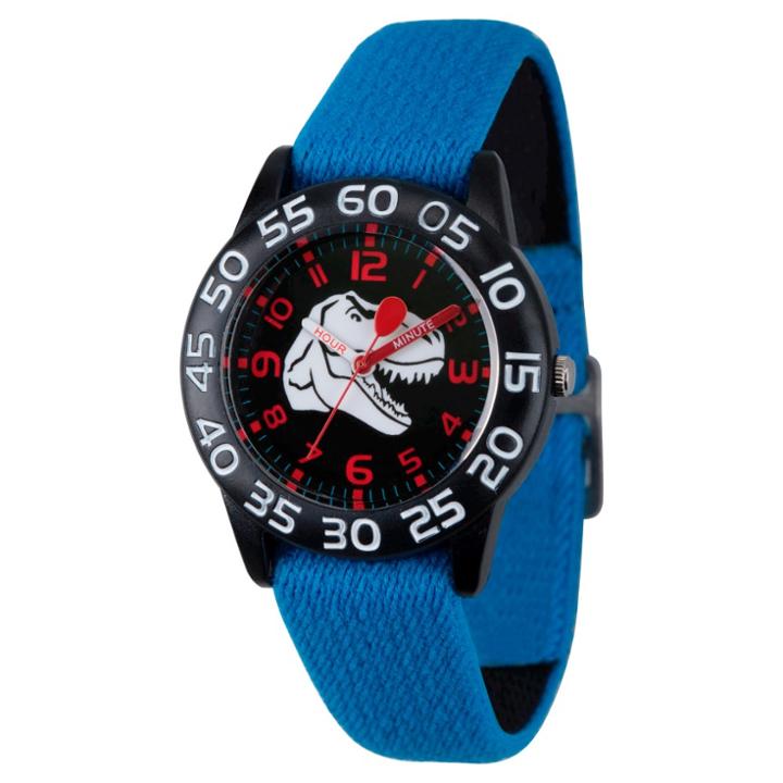 Boys' Red Balloon Black Plastic Time Teacher Watch - Blue