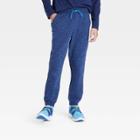 Boys' Fleece Jogger Pants - All In Motion Heathered Dark Blue