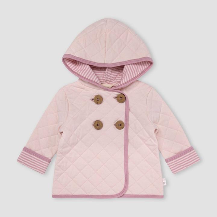 Burt's Bees Baby Baby Girls' Quilted Jacket - Light Pink