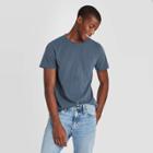Men's Standard Fit Pigment Dye Short Sleeve Crew Neck T-shirt - Goodfellow & Co Blue M, Men's,