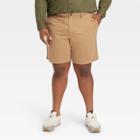 Men's Big & Tall 9 Slim Fit Chino Shorts - Goodfellow & Co Khaki