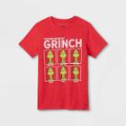 Boys' The Grinch Short Sleeve Graphic T-shirt - Red