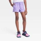 Girls' Soft Gym Shorts - All In Motion Violet