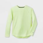 Men's Upf 50 Long Sleeve T-shirt - All In Motion Lemon