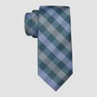 Men's Plaid Americana Gingham Hedge Tie - Goodfellow & Co Green