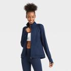Women's Zip Front Jacket - All In Motion Navy Xs, Women's, Blue