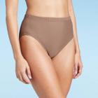 Women's Scrunchie Medium Coverage High Waist Bikini Bottom - Kona Sol