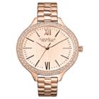 Caravelle New York By Bulova Women's Rose Gold-tone Stainless Steel Bracelet Watch- 44l125, Size: