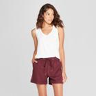 Women's Relaxed V-neck Tank - A New Day White
