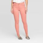 Women's High-rise Skinny Skinny Jeans - Universal Thread Pink