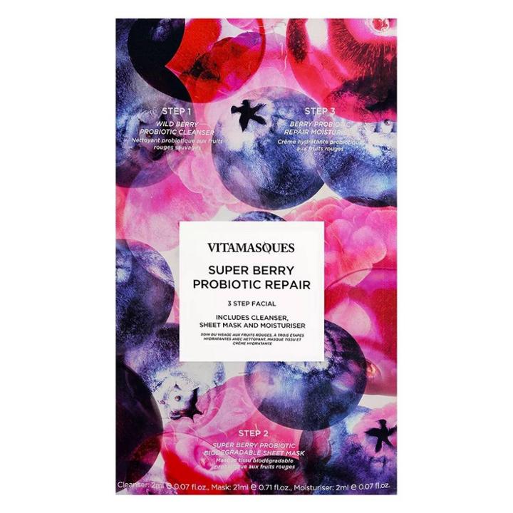 Vitamasques 3-step Facial Mask - Super Berry