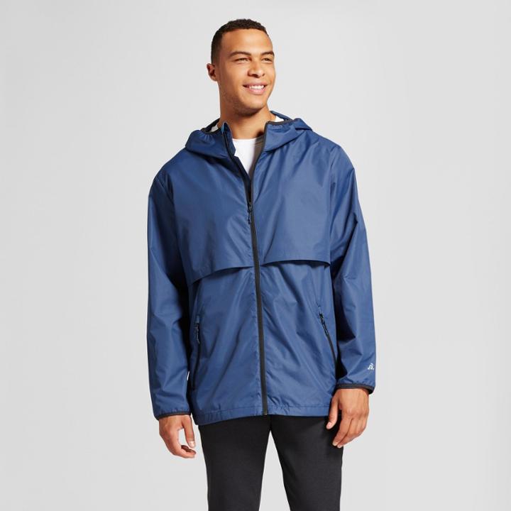 Men's Big & Tall Packable Windbreaker Jacket - C9 Champion Cruising Blue Xxxl