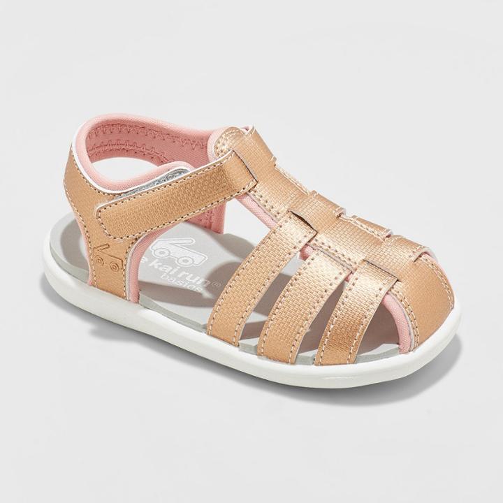 Toddler Girls' See Kai Run Basics Posey Fisherman Sandals - Rose Gold