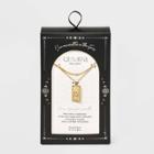 No Brand 14k Gold Dipped 'libra' Zodiac Pendant Necklace - Gold