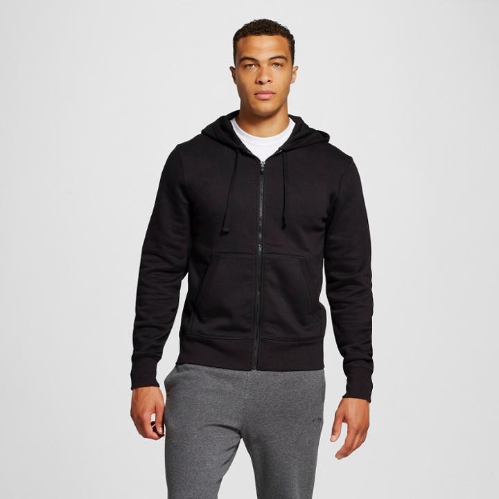 Men's Fleece Full Zip Hoodies - C9 Champion Black