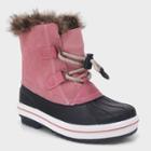 Girls' Araceli Short Suede Winter Boots - Cat & Jack Pink