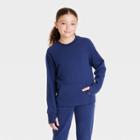 Girls' Ponte Crew Sweatshirt - All In Motion Blue