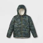 Boys' Reversible Puffer Jacket - Cat & Jack Green