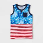 Toddler Boys' Americana Stars And Striped Knit Tank Top - Cat & Jack
