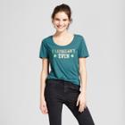Petitewomen's St. Patrick's Day I Leprecan't Even Scoop Neck Short Sleeve Graphic T-shirt - Grayson Threads (juniors') - Green