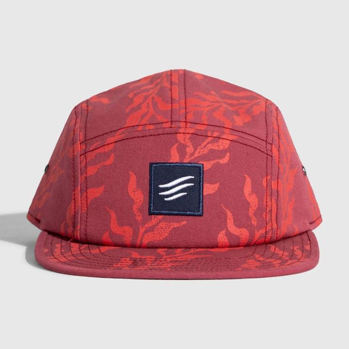 United By Blue Adult 5 Panel Floral Printed Bucket Hat - Red