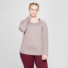 Women's Plus Size Long Sleeve Soft T-shirt- C9 Champion Purple Heather