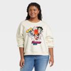 Warner Bros. Women's Powerpuff Girls Plus Size Graphic Sweatshirt - White