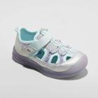 Toddler Girls' Surprize By Stride Rite June Light-up Waterproof Hiking Sandals - Silver