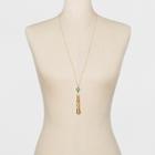 Sugarfix By Baublebar Tassel Pendant Necklace - Gold, Girl's