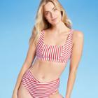 Women's Beach Bikini Top - Kona Sol Red