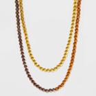 Endless Beaded Necklace - A New Day Brown