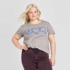Doe. Women's Peace Love Female Icon Plus Size Short Sleeve T-shirt - Doe (juniors') - Heather Gray 2x, Women's,