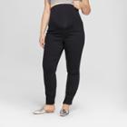 Target Maternity Plus Size Crossover Panel Skinny Jeans - Isabel Maternity By Ingrid & Isabel Black