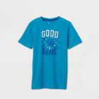 Boys' Short Sleeve 'good Game' Graphic T-shirt - All In Motion Turquoise