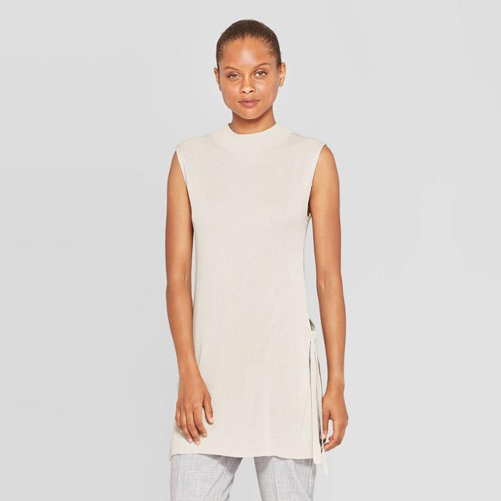 Target Women's Sleeveless Turtleneck Pullover Sweater - Prologue