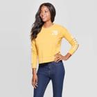 Grayson Threads Women's 78 Cropped Pullover Sweatshirt (juniors') - Yellow