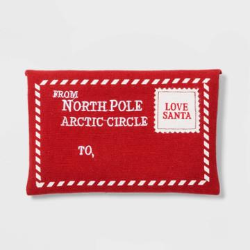 Fabric Envelope From: North Pole Gift Bag - Wondershop , Red