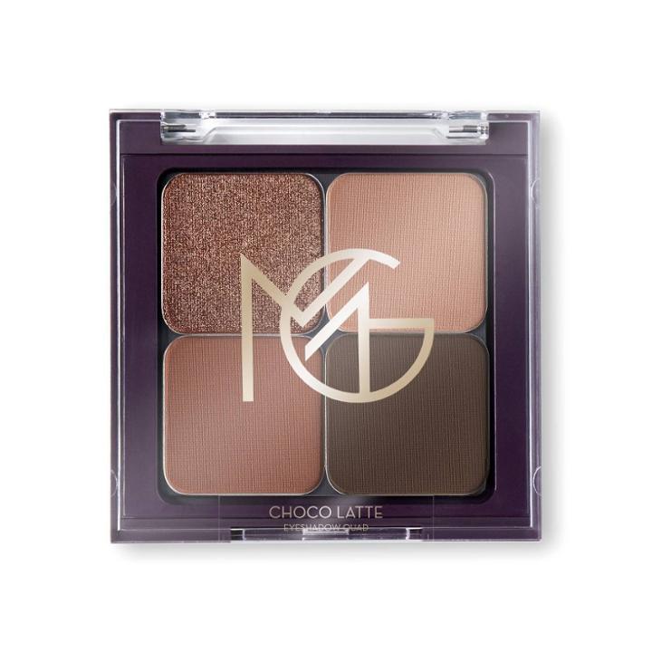 Makeup Geek Monochromatic Eyeshadow Quad Choco Latte - Four Full Size Pans