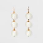 Sugarfix By Baublebar Triad Ball Drop Earrings - White, Girl's