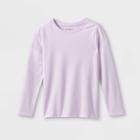 Girls' Long Sleeve T-shirt - Cat & Jack Light Purple