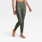Women's Contour Power Waist High-waisted Leggings 26 - All In Motion Green Olive