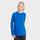 Boys' Long Sleeve Performance T-shirt - All In Motion Blue