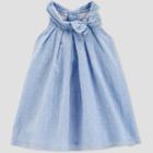 Toddler Girls' Dot Dress - Just One You Made By Carter's Blue/pink