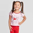 Petitetoddler Girls' Disney Short Sleeve Winnie The Pooh Little Valentine T-shirt - Pink 12m, Girl's, Red