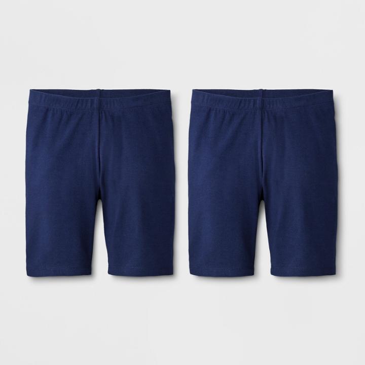 Girls' Leggings Pants - Cat & Jack Dark Blue