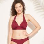 Women's Halter Bikini Top - Kona Sol Cherry Xl, Bing Cherry
