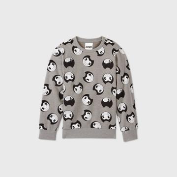 Boys' Bendy And The Ink Machine Fleece Sweatshirt - Gray
