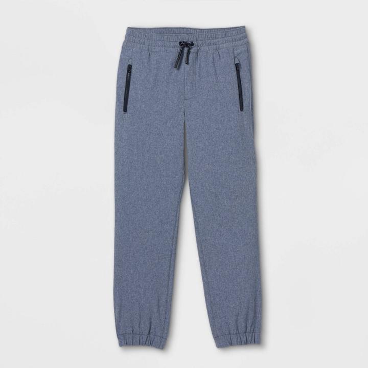 Boys' Stretch Pull-on Quick Dry Jogger Fit Pants - Cat & Jack Navy